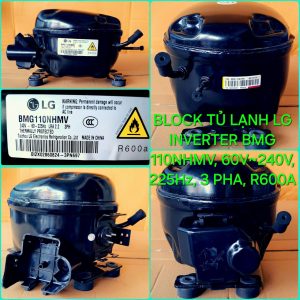Block tủ mát LG BMG110NHMV inverter R600a 60V–240V