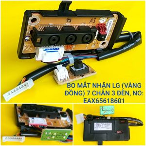 Bo mắt nhận LG EAX65618601 (7 chân, 3 đèn) board nhận remote máy lạnh LG inverter