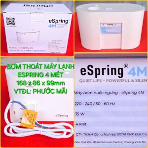 Bơm thoát máy lạnh eSpring 4 mét AC-220-240V 35W