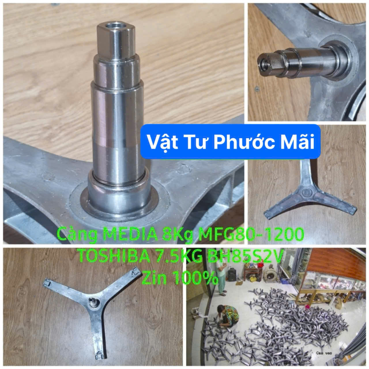 Càng Máy Giặt Toshiba, Media, Casper Cửa Trước TW-BH85S2V, MFG80-1200 (Cốt Trung 7.5KG - 8.5KG)