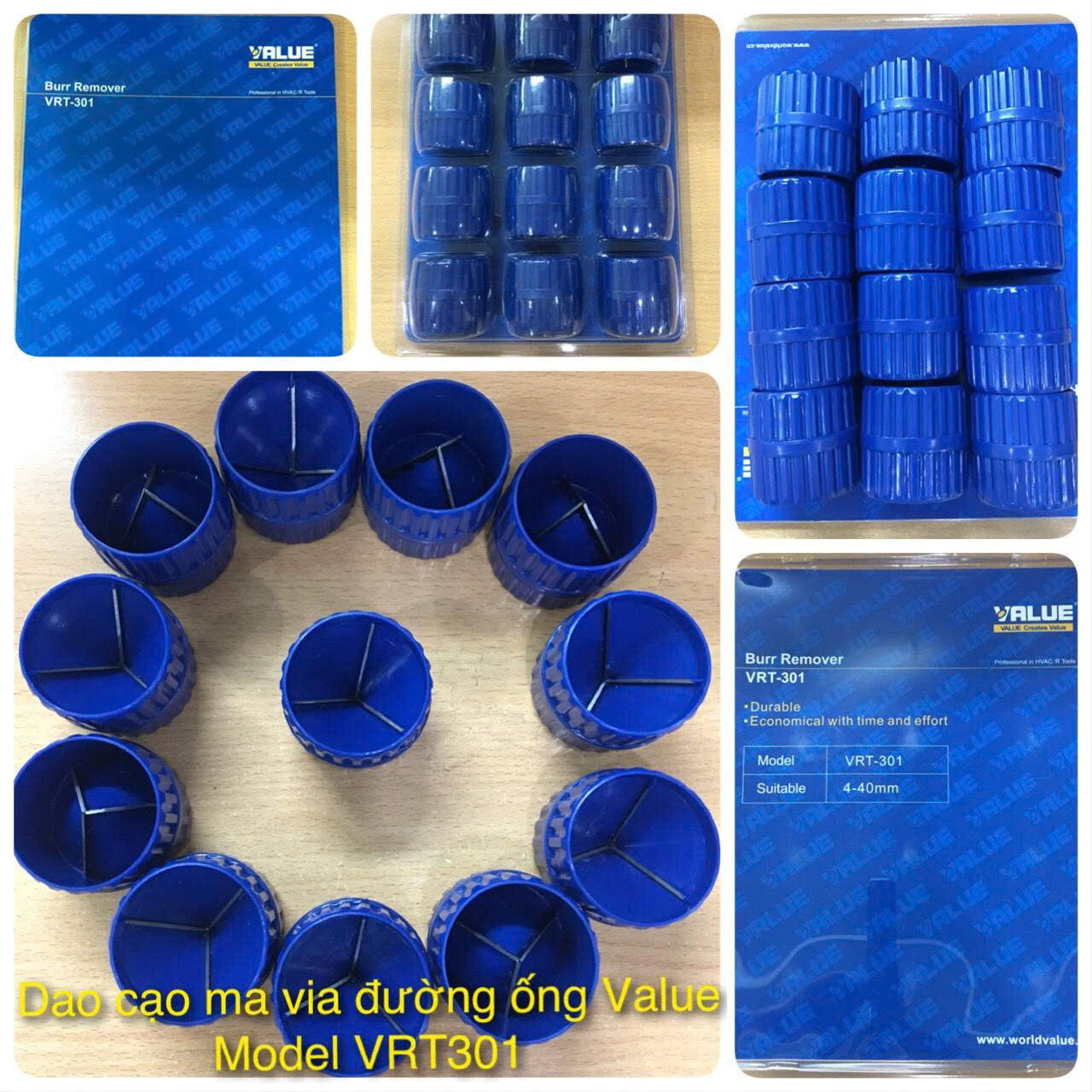 Dao Cạo Ma Via Đường Ống Value VRT301 (Tròn)
