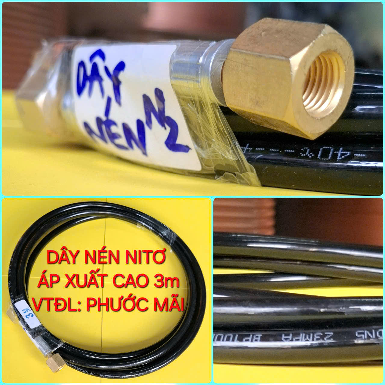 Dây Nén Khí Nito Áp Suất Cao 3