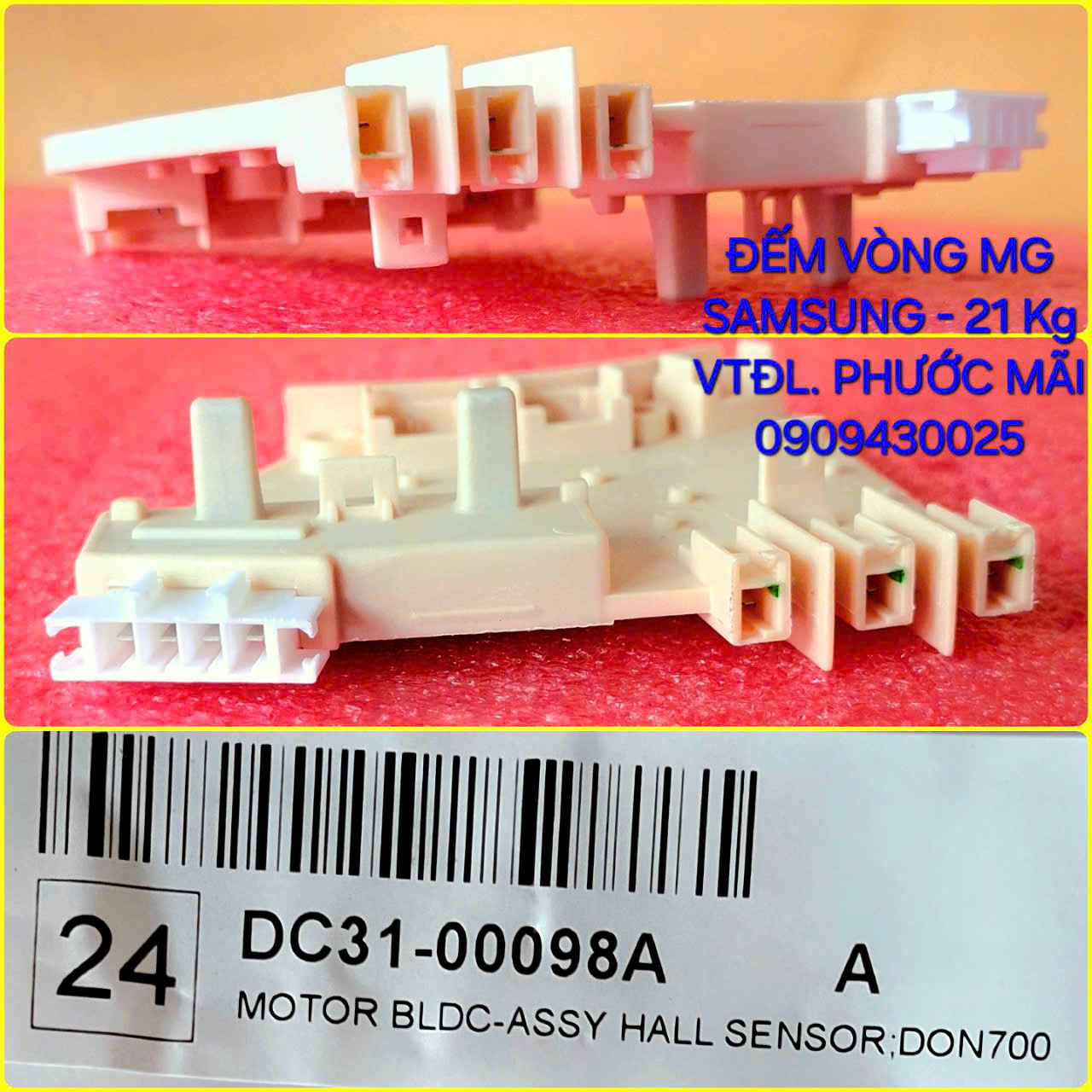 Điều Tốc (Cảm Biến Đếm Dòng) Máy Giặt Samsung Cửa Trước 21kg (DC31-00098A