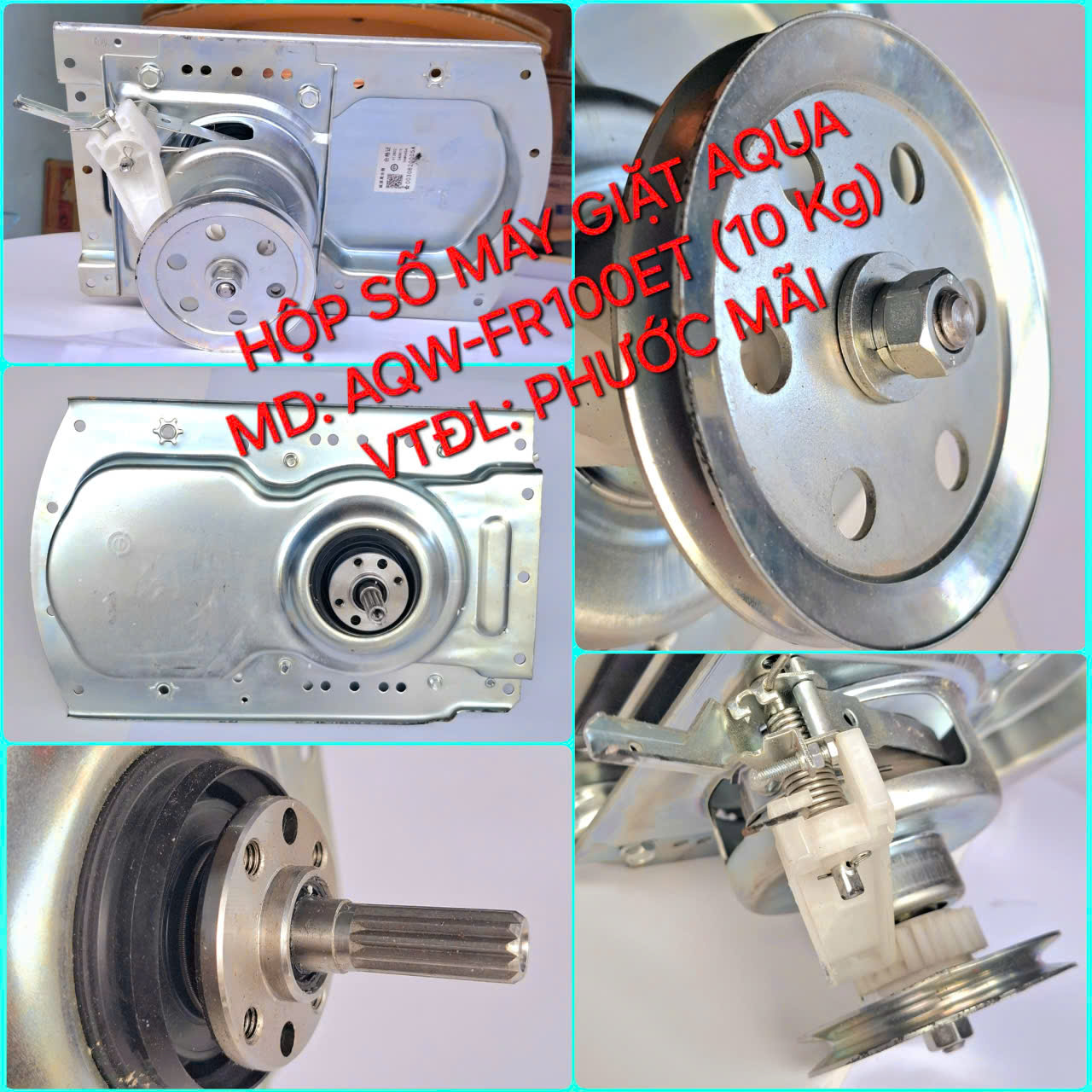Bộ Hộp Số (Cụm Ly Hợp) Máy Giặt Aqua AQW-FR100ET (9kg - 10kg) Cao Cấp