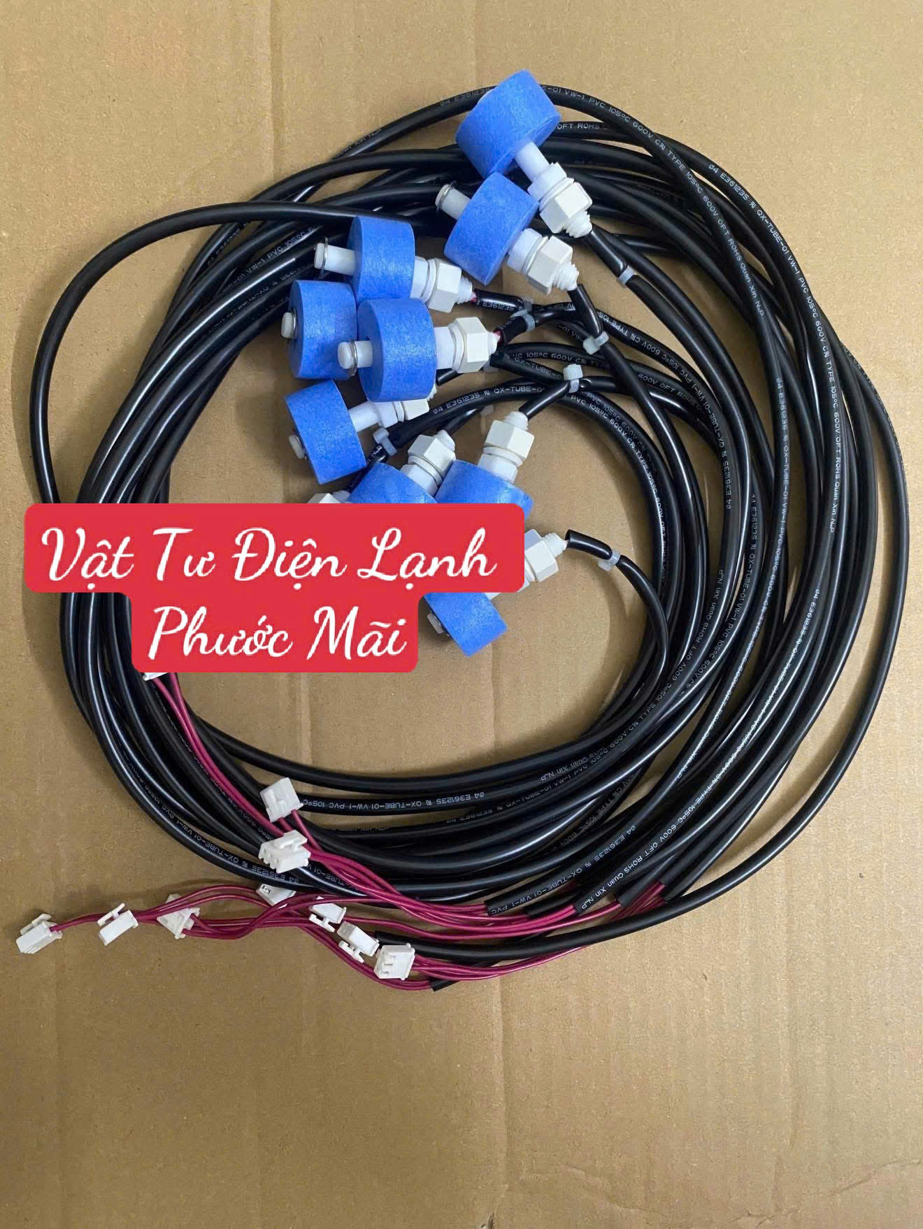 Phao máy lạnh âm trần (Phao xanh, zắc trắng)