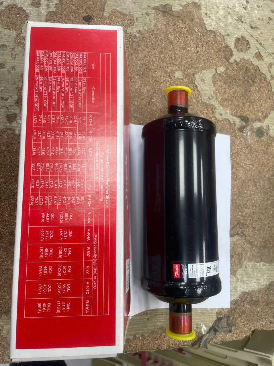 Phin lọc Danfoss DML-306S (Phin lọc ẩm máy lạnh)