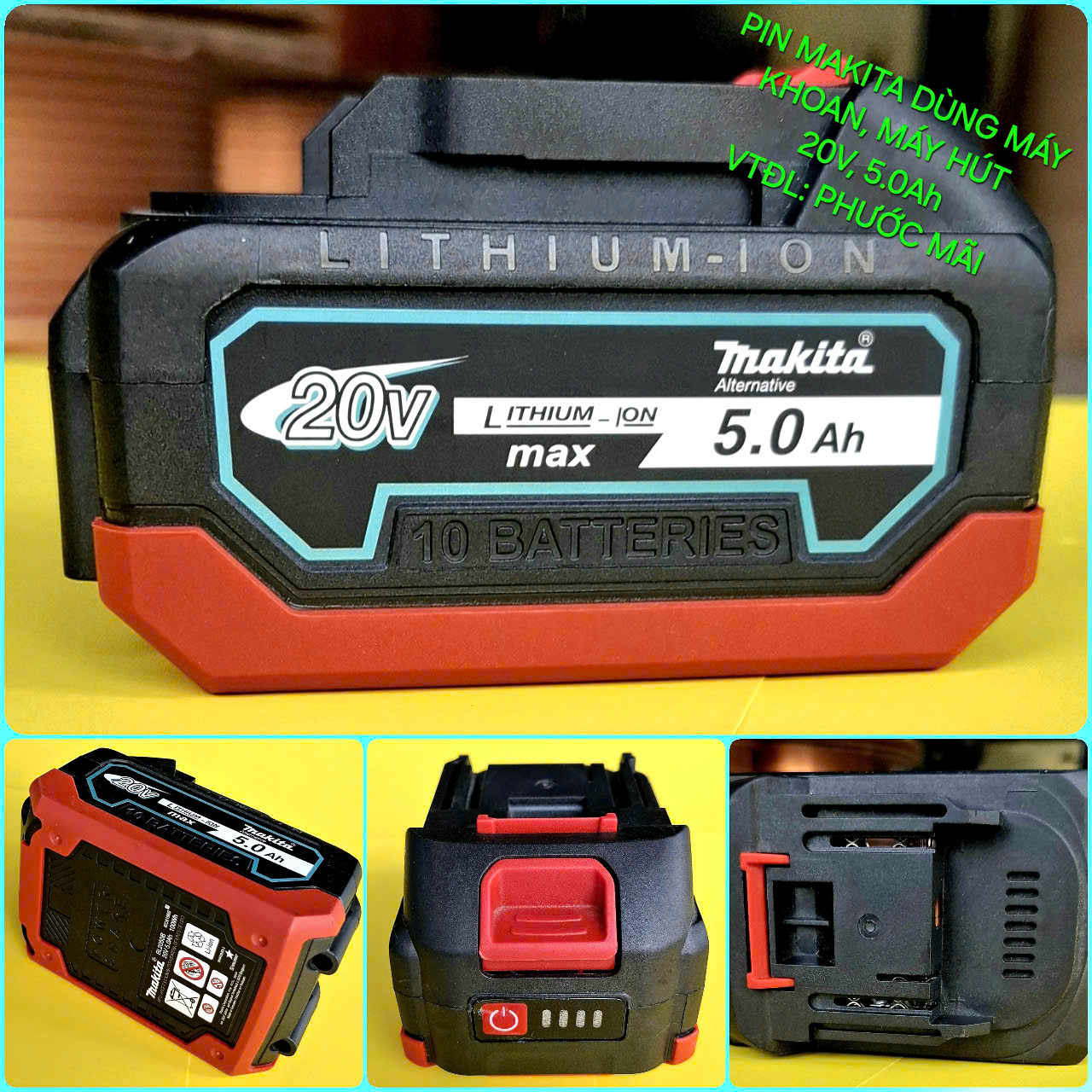Pin Makita 20V 5.0Ah