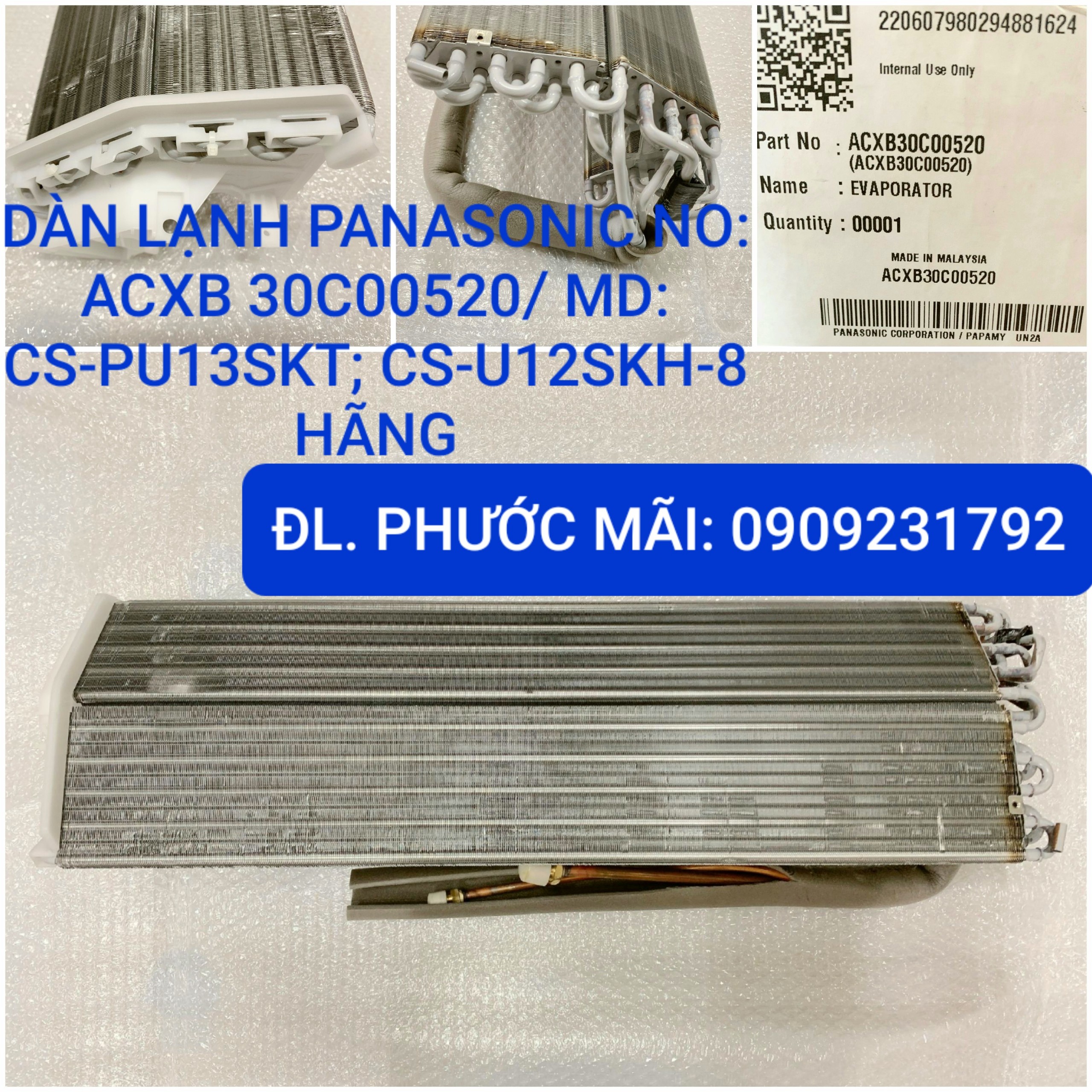 Dàn Lạnh Máy Lạnh Panasonic (Mã ACXB30C00520 / CS-PU13SKT)