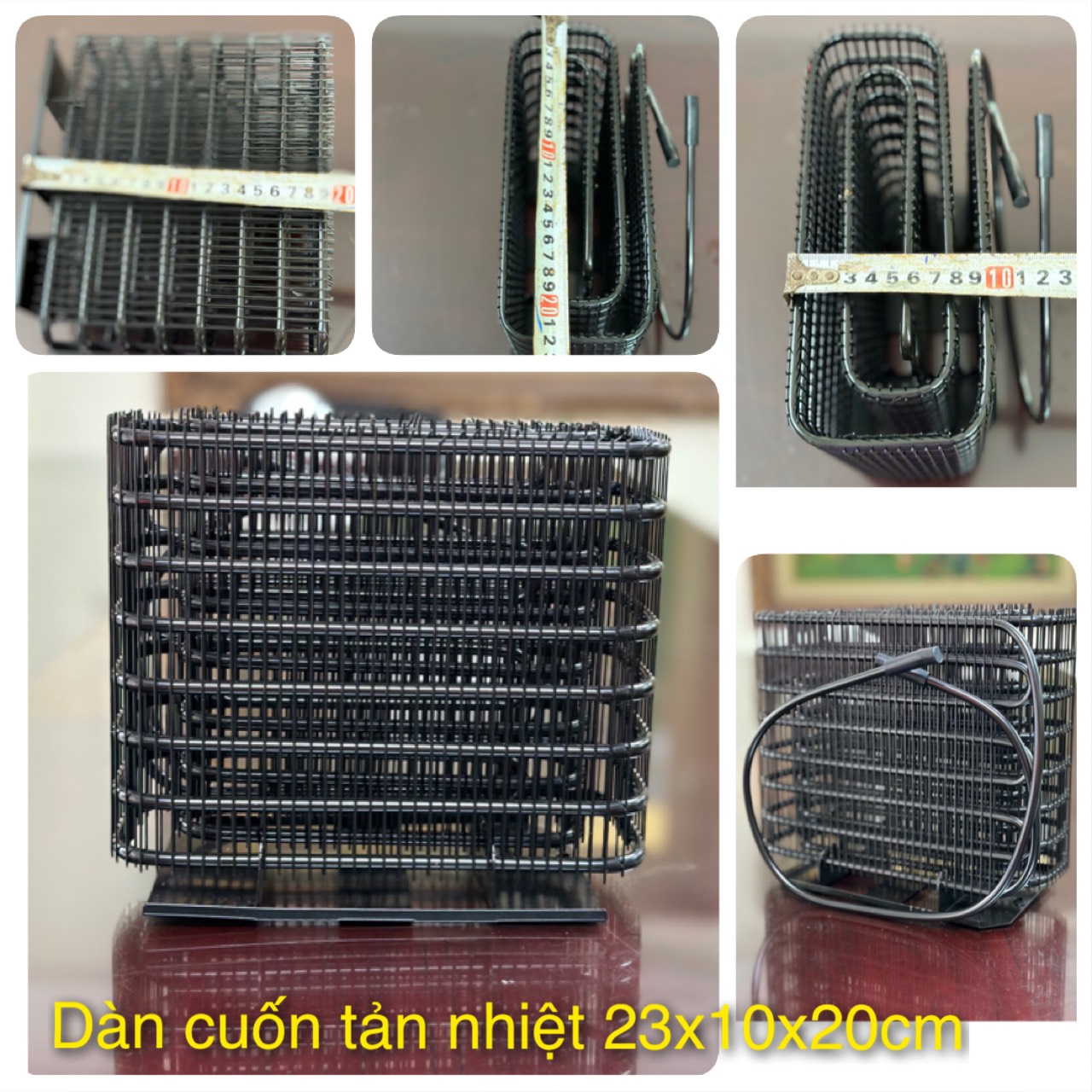 Dàn Cuốn Tản Nhiệt (Dàn Nóng) Kích Thước 23x20x10cm