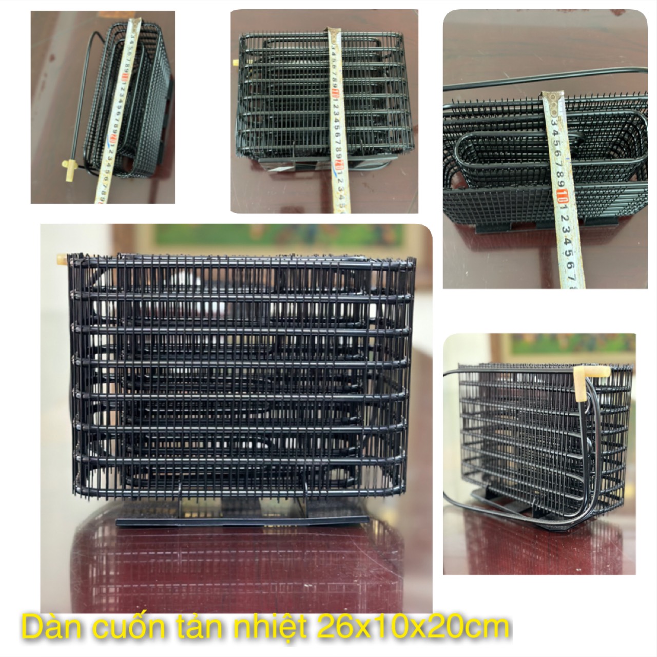 Dàn Cuốn Tản Nhiệt (Dàn Nóng) Kích Thước 26x20x10cm