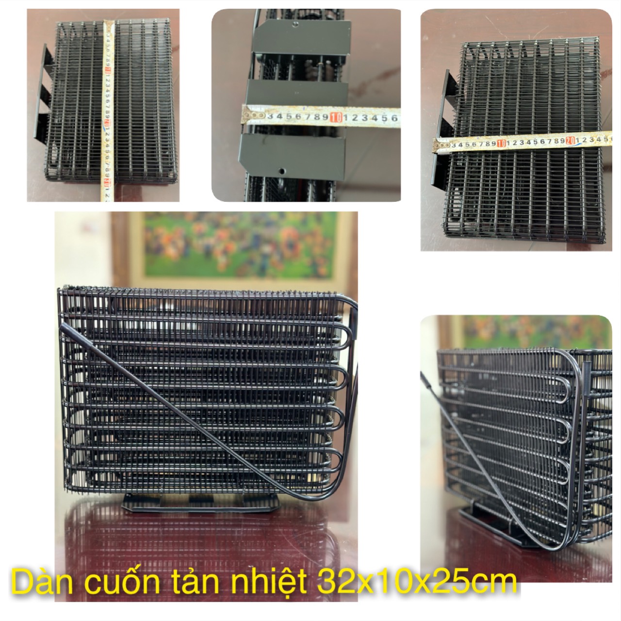 Dàn Cuốn Tản Nhiệt (Dàn Nóng) Kích Thước 32x25x10cm