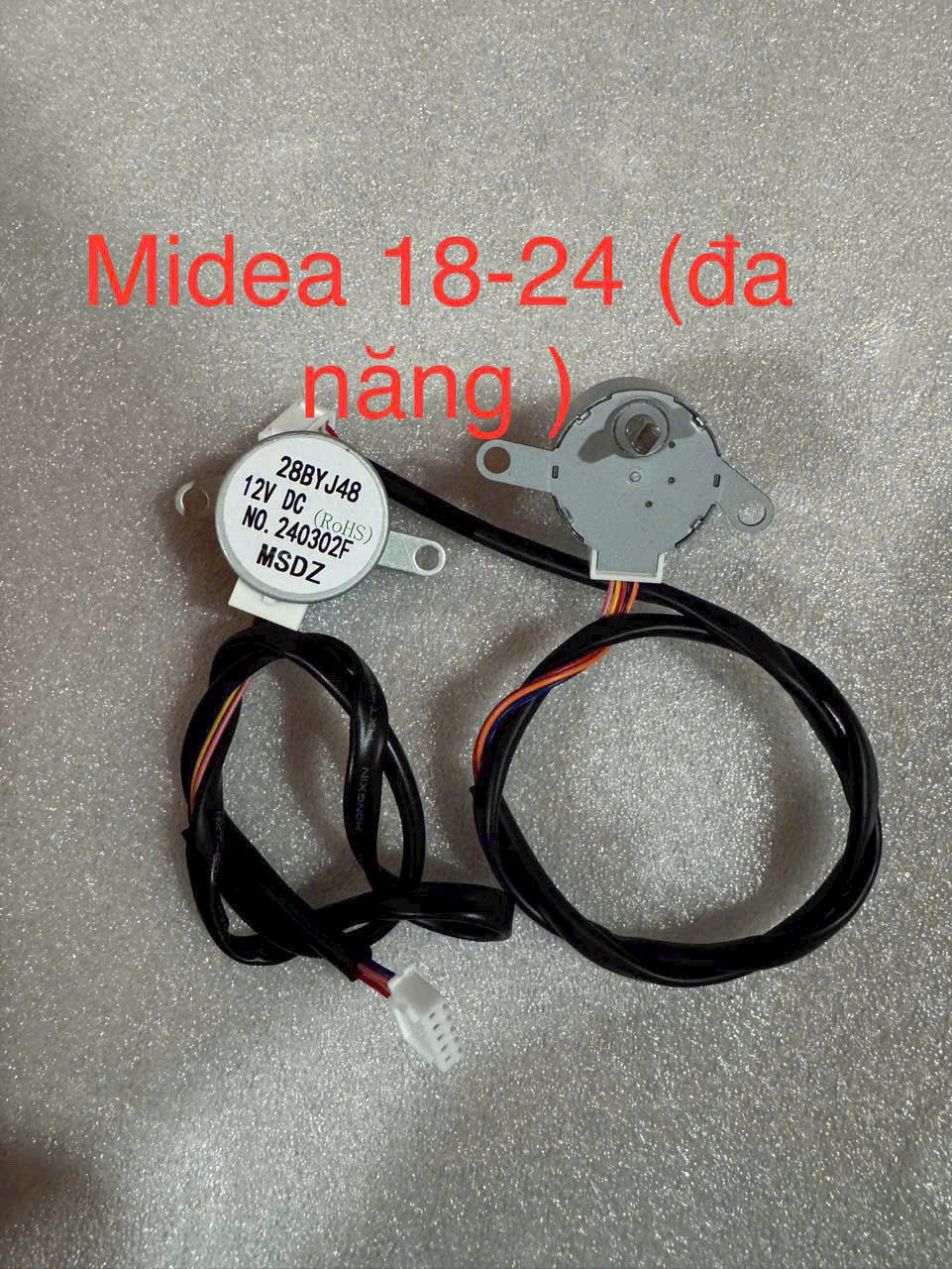 Motor Đảo Gió Máy Lạnh Midea 12V DC (28BYJ48 / MP2835H) Đa Năng