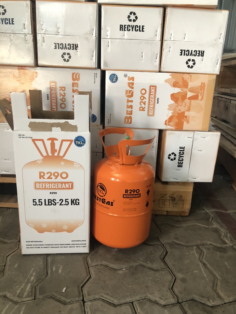 Gas Lạnh Bestgas R290 (2.5kg) Ấn Độ Cao Cấp