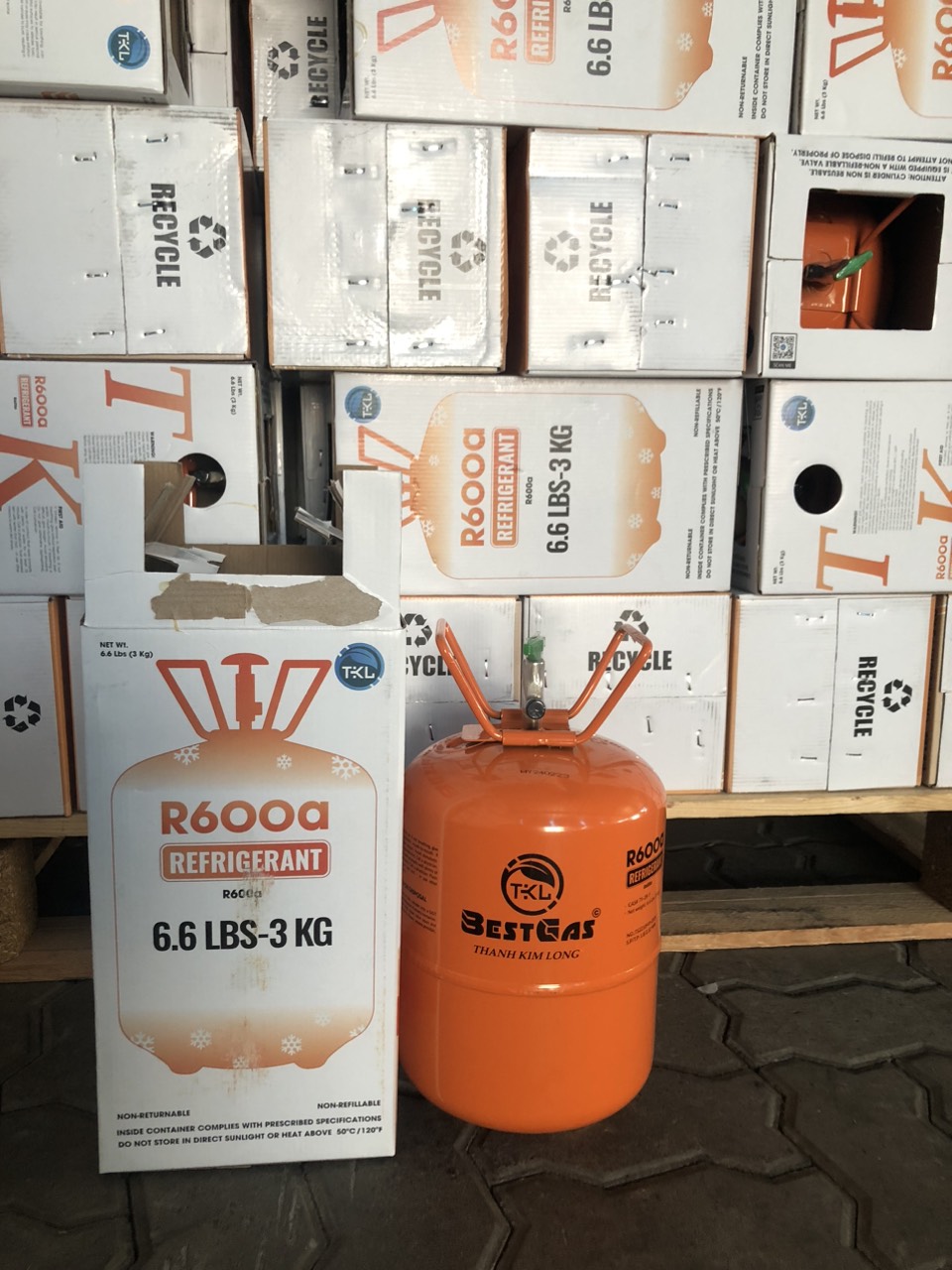 Gas Lạnh Bestgas R600A (3kg) Ấn Độ Cao Cấp