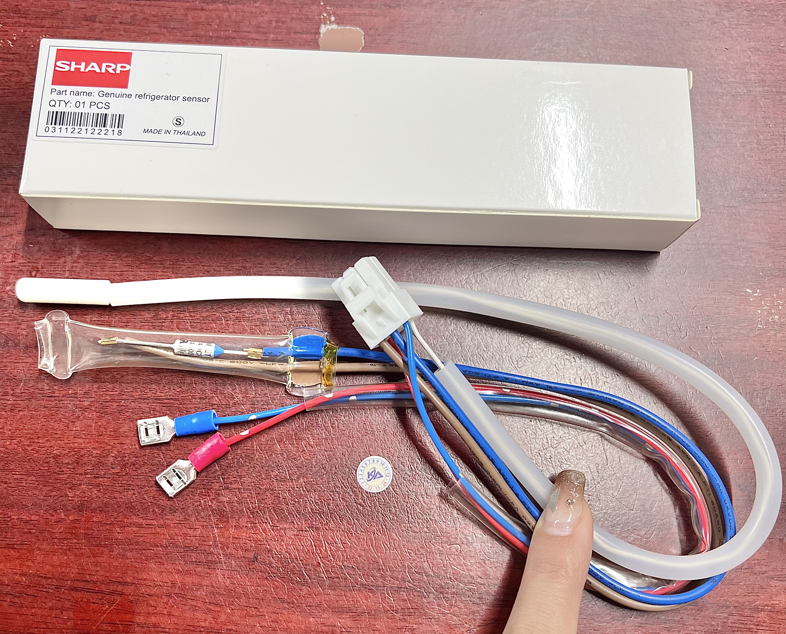 Sensor tủ lạnh Sharp cơ hãng (S) + sò nóng