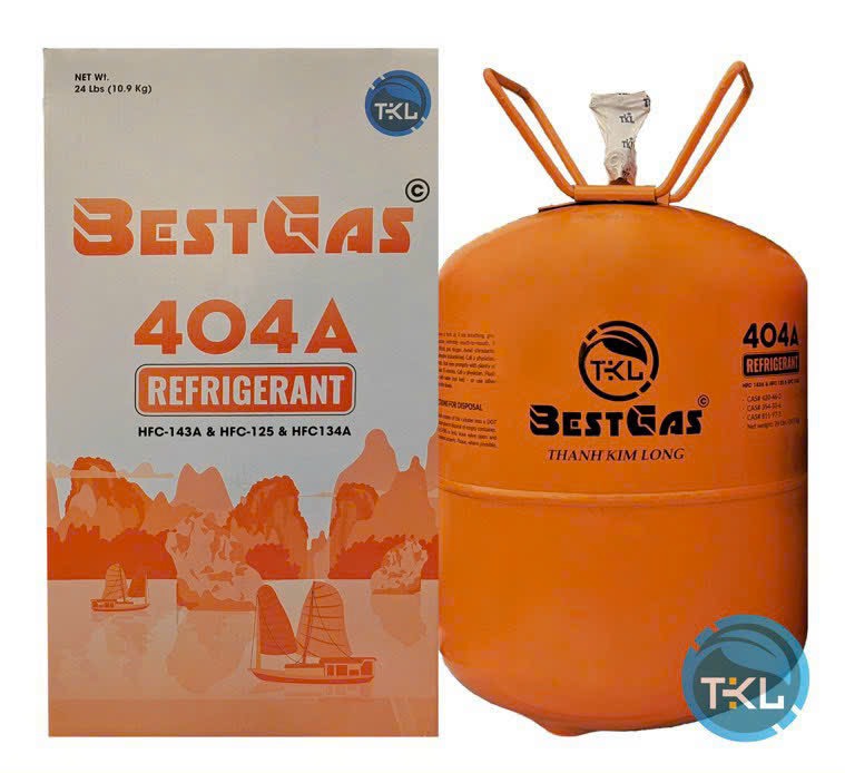 Gas lạnh R404A Bestgas 10.9Kg (Công nghệ Ấn Độ - Bình lớn)