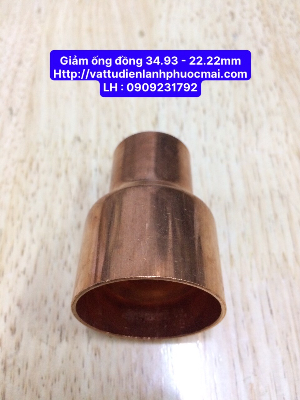 Giảm ống đồng 34 - 22