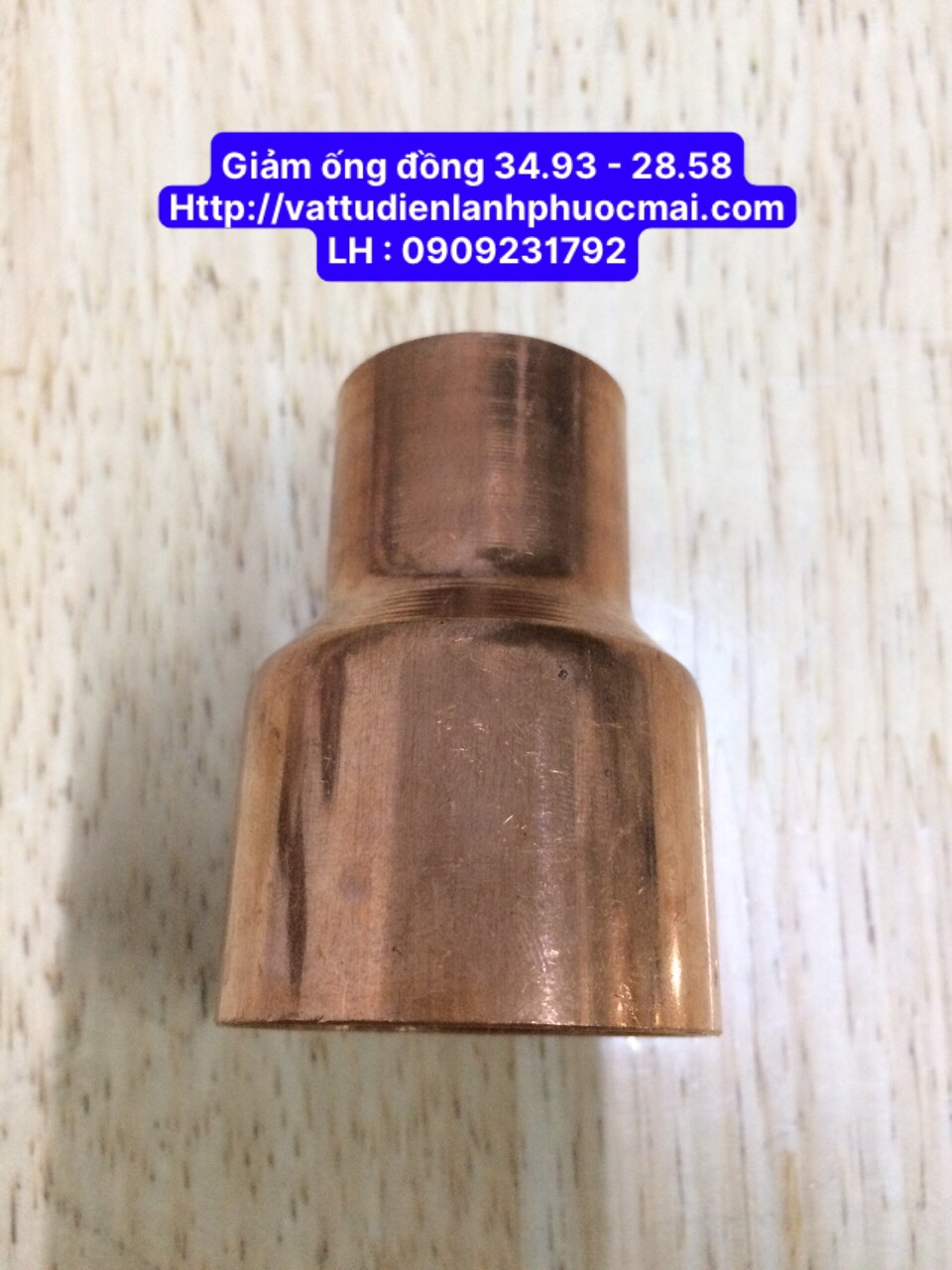 Giảm ống đồng 34 - 28