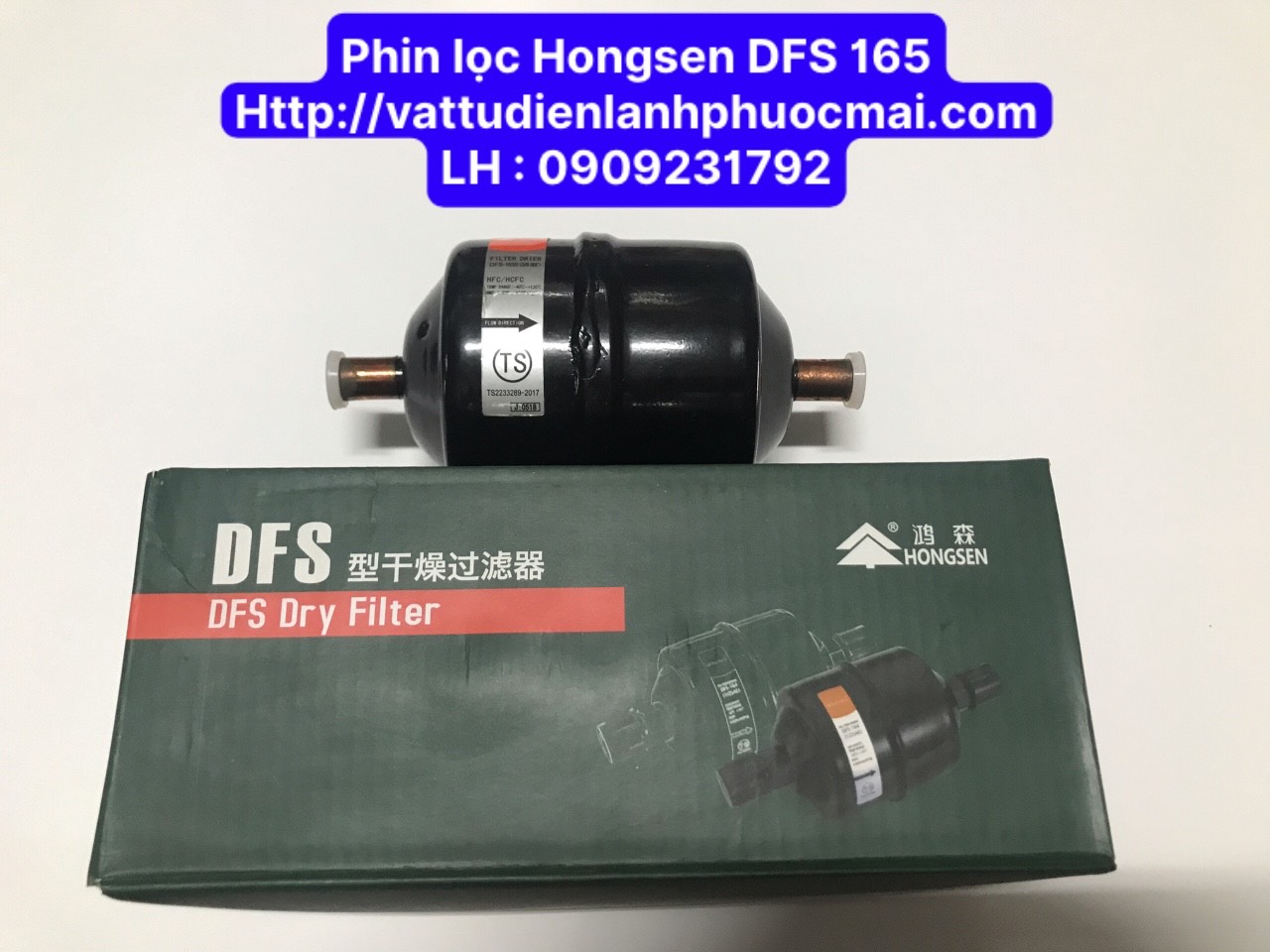 Phin lọc hongsen 165